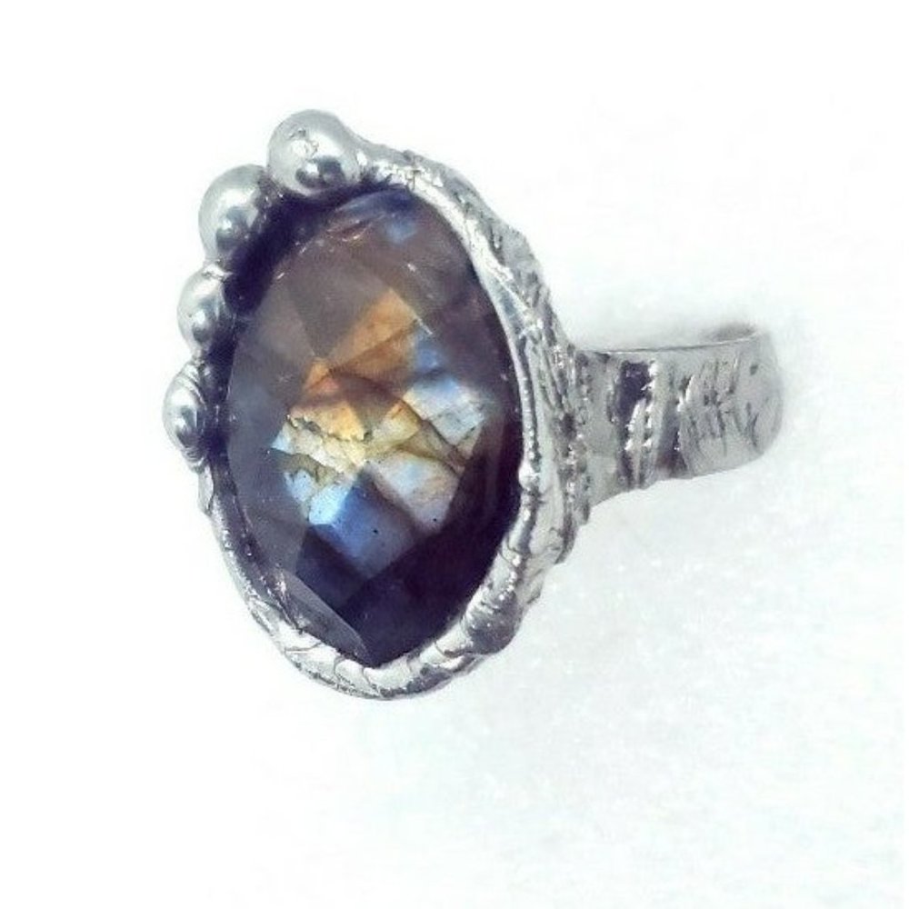Labradorite crystal ring - Picture 9 of 12